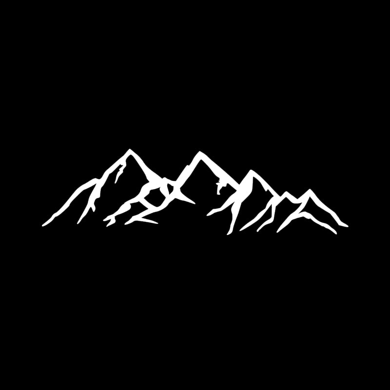 Rocky Mountain Vinyl Decal | Aarna Kraft Canada Matte White