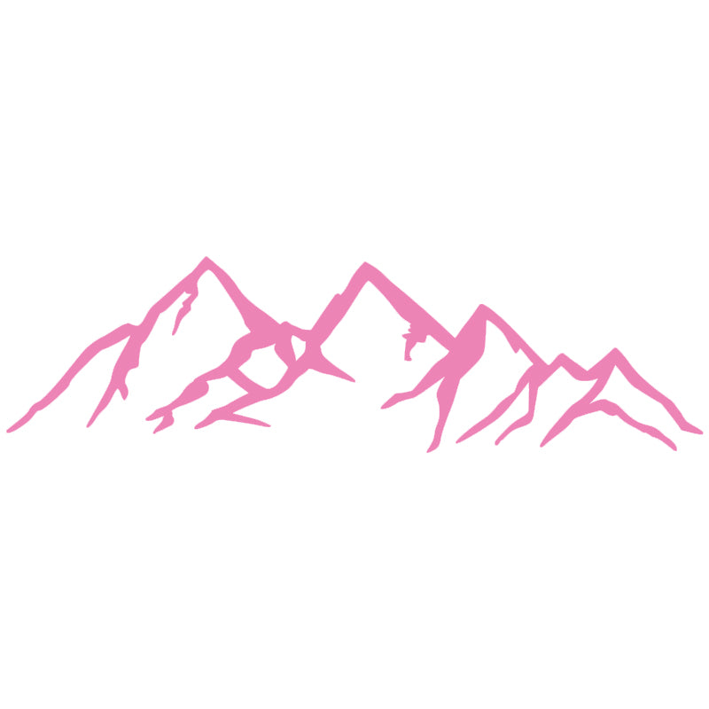 Rocky Mountain Vinyl Decal | Aarna Kraft Canada Soft Pink