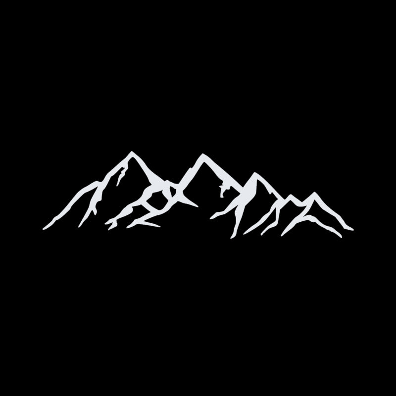 Rocky Mountain Vinyl Decal | Aarna Kraft Canada White