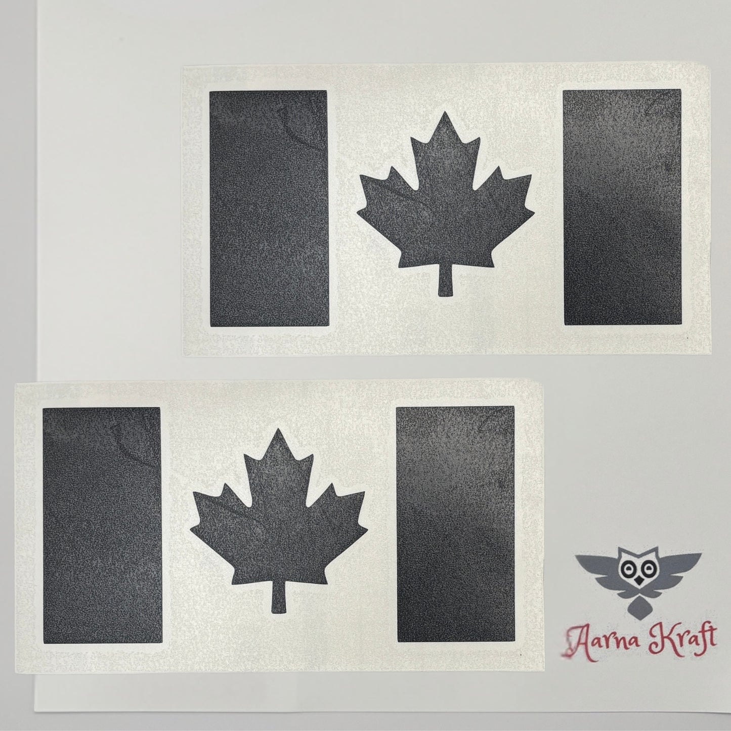 Canada Flag Vinyl Decal 2 Pack – Small Stem Die-Cut Outdoor Stickers