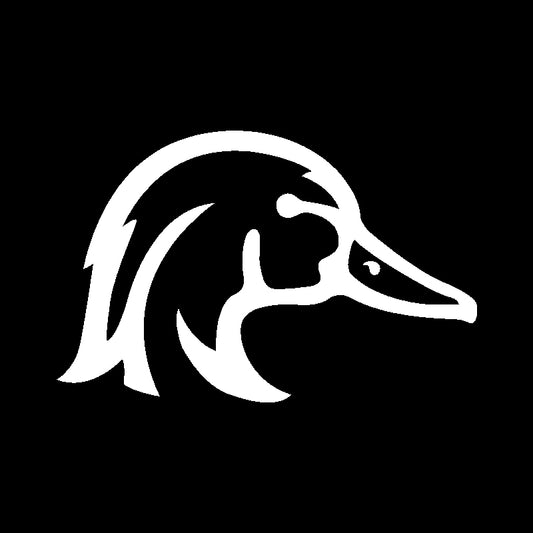 Wood Duck Decal - Single | Wildlife & Hunting Vinyl Sticker | Aarna Kraft Canada white