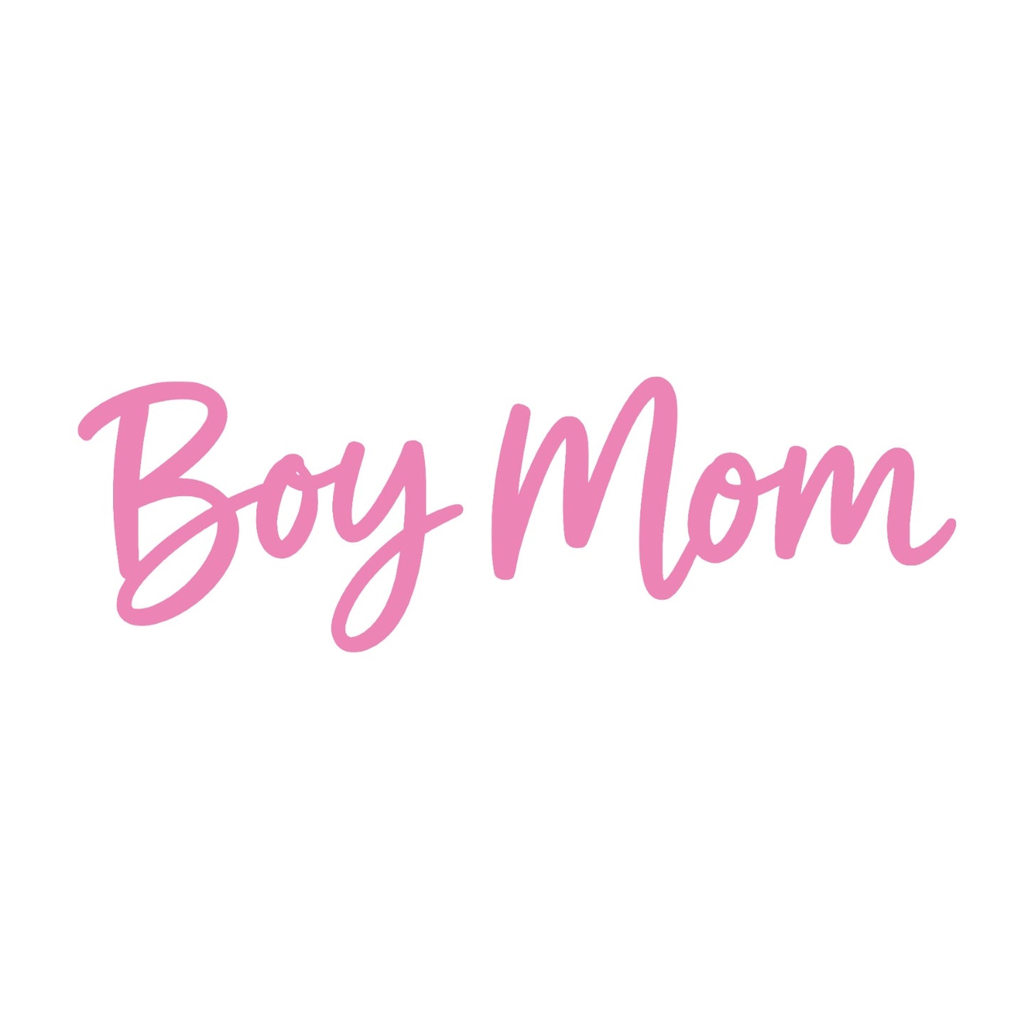 Baby Pink Boy Mom car decal
