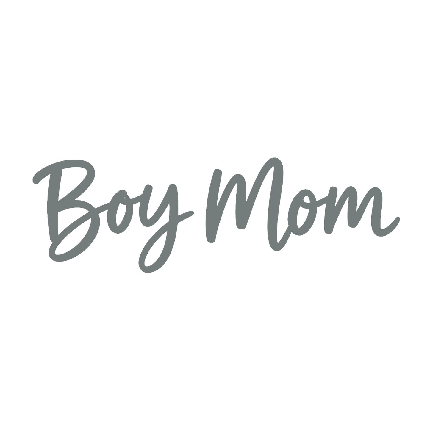 Grey Boy Mom car decal