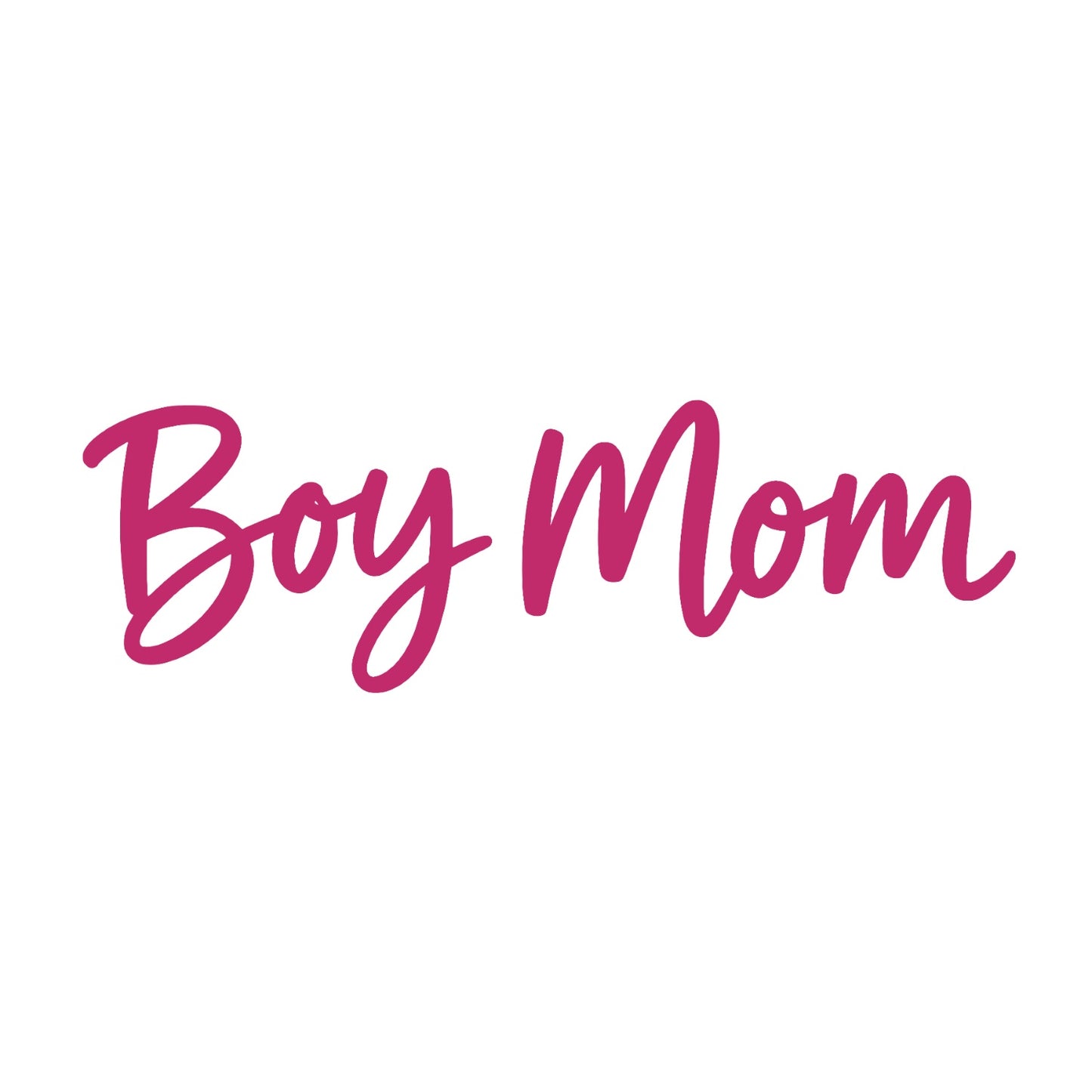 Pink Boy Mom car decal