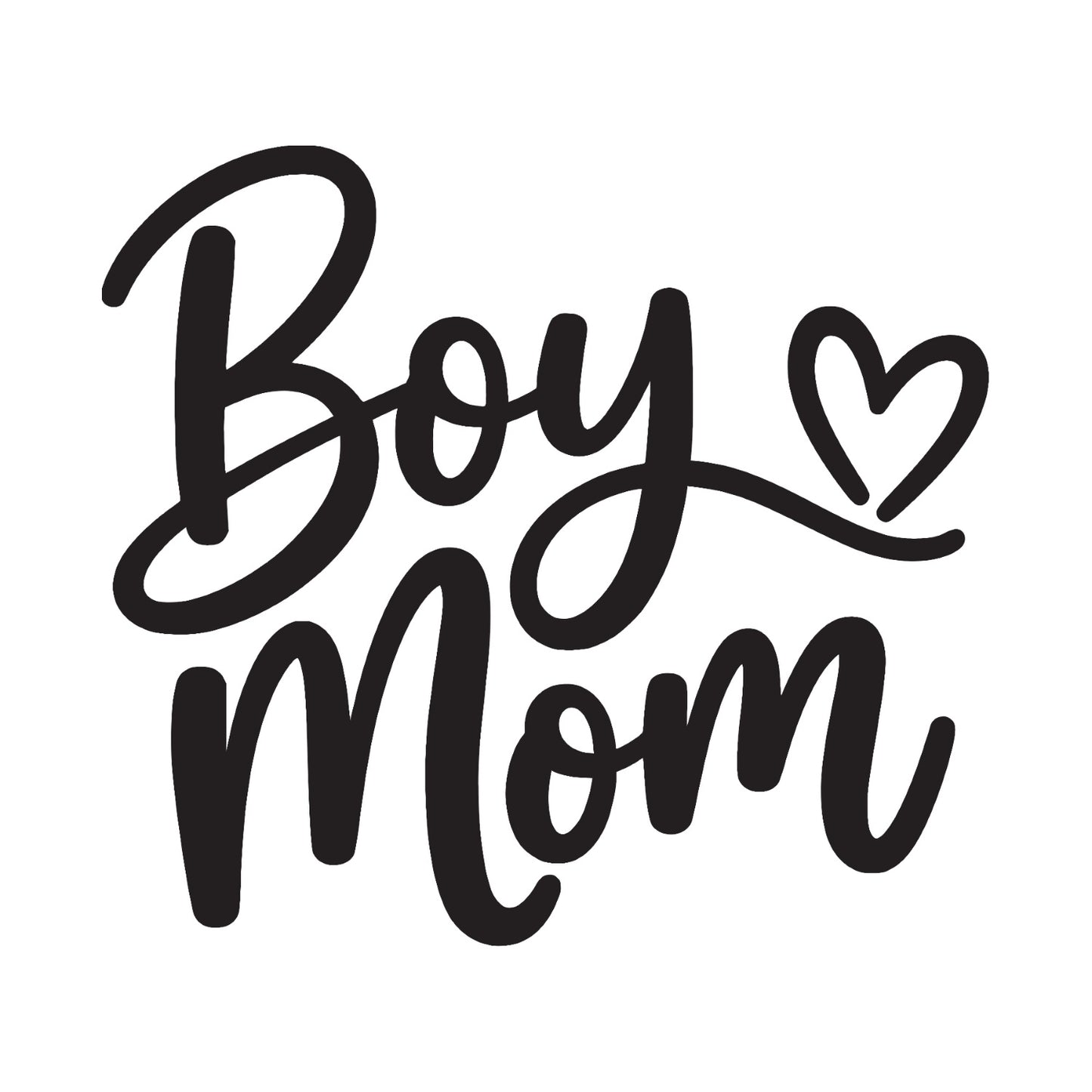 Black Boy Mom vinyl decal