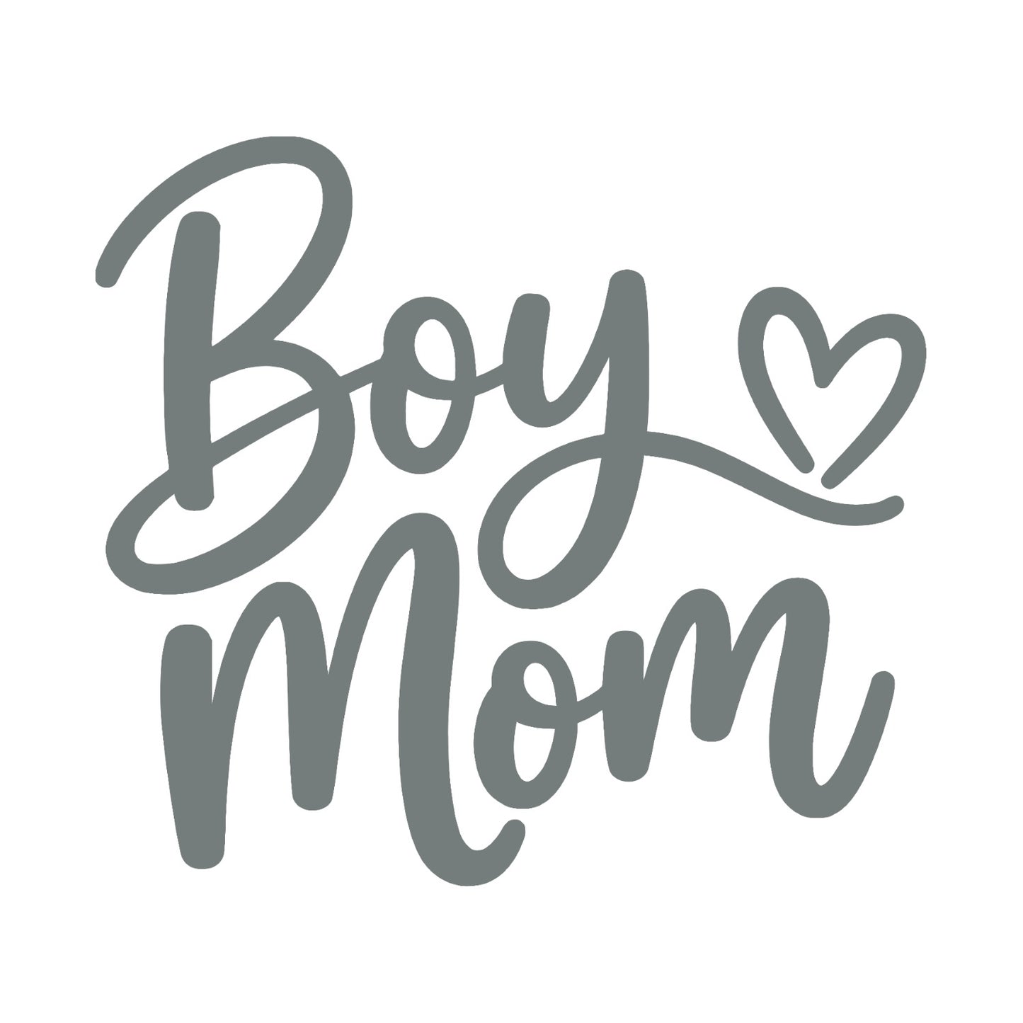 Grey Boy Mom vinyl decal
