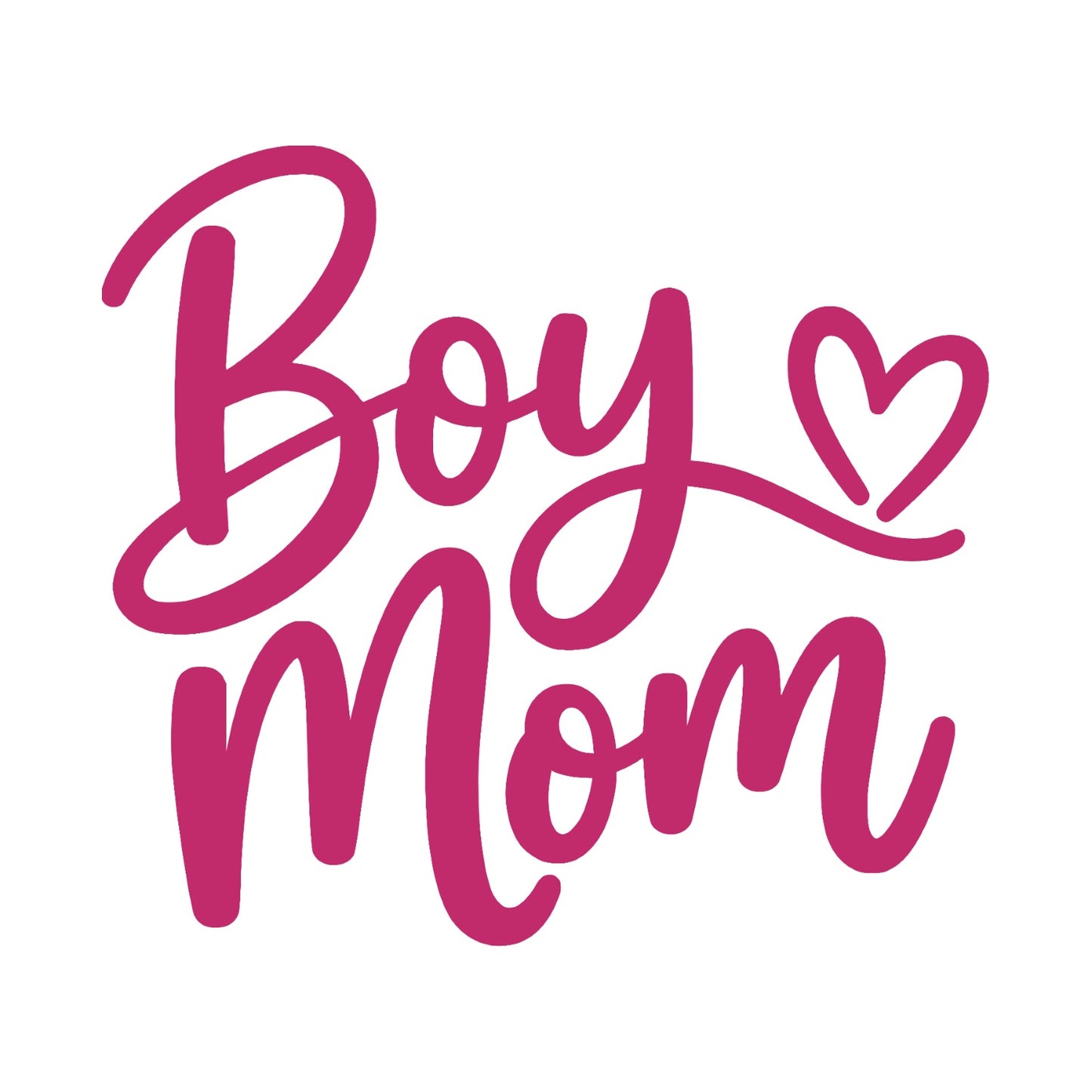 Pink Boy Mom vinyl decal