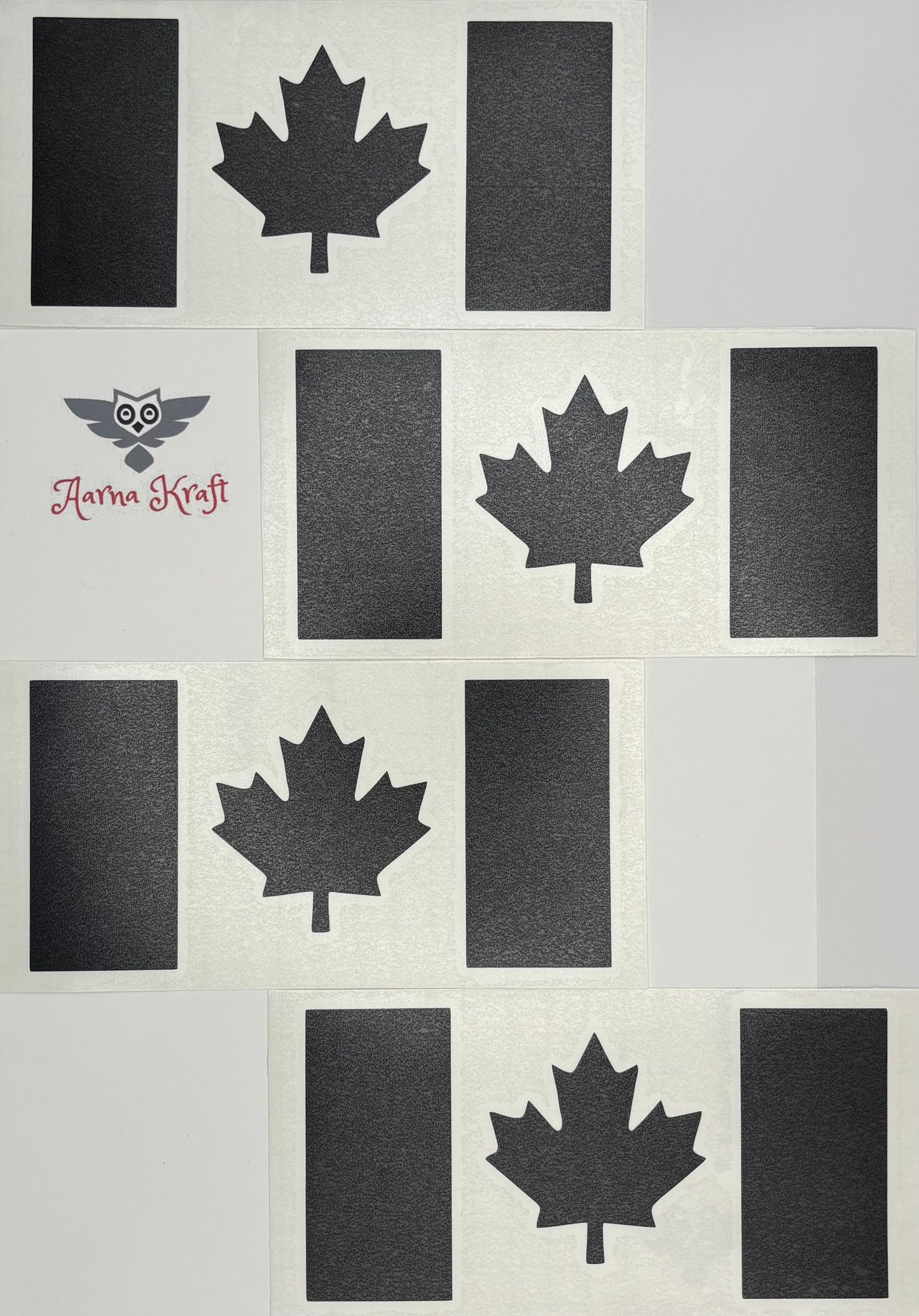 Canada Flag Vinyl Decal – Small Stem – Original Product Photo