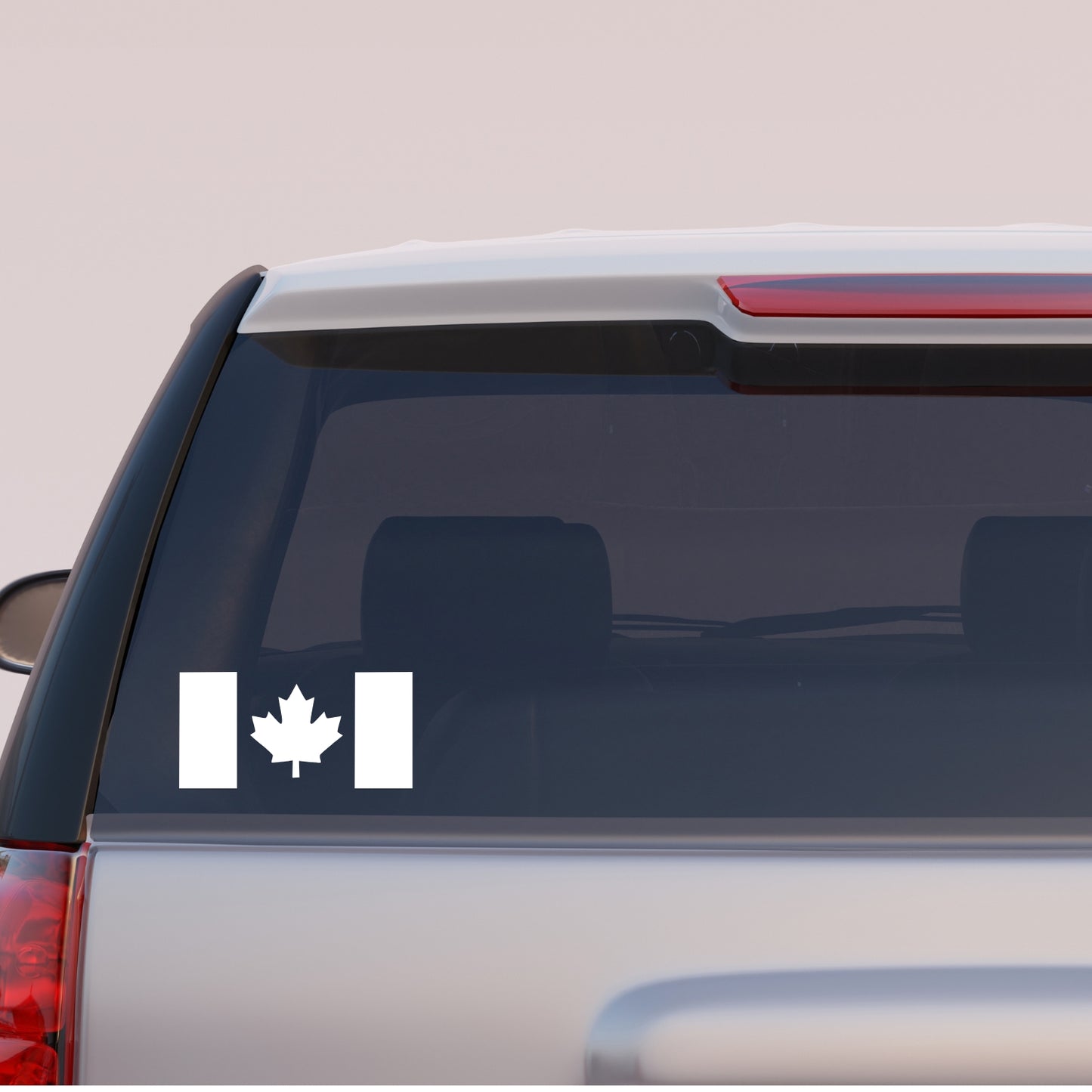 Canada Flag Vinyl Decal – Small Stem – Rear Window Application