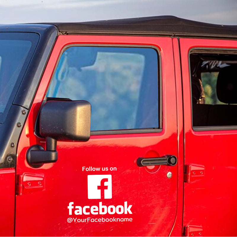 Personalized Facebook Decal